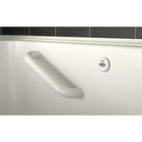 Gelcoat Premium Series 60 in. Left Hand Walk-In Whirlpool and Air Bathtub in White - Super Arbor