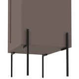 Svedin 18 in. W x 13 in. D x 71 in. H Free Standing Tall Bathroom Linen Cabinet in Taupe - Super Arbor