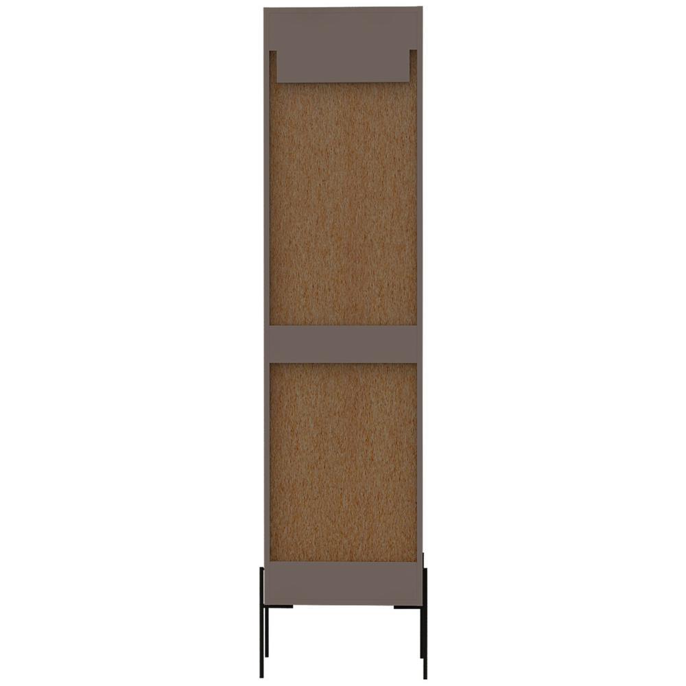 Svedin 18 in. W x 13 in. D x 71 in. H Free Standing Tall Bathroom Linen Cabinet in Taupe - Super Arbor