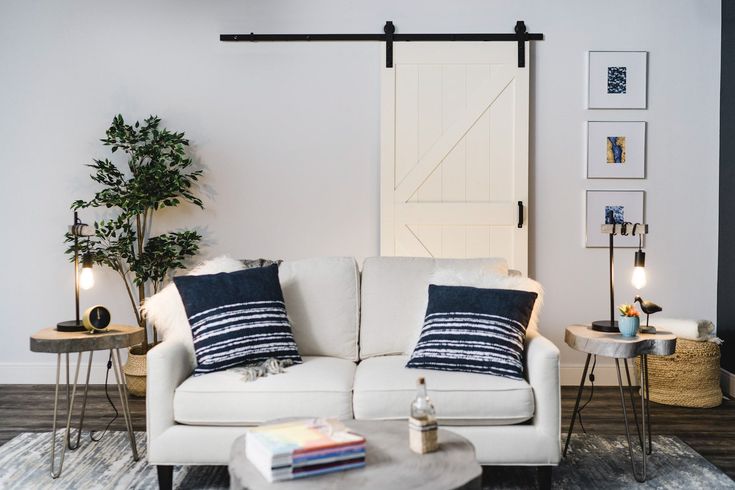 RELIABILT 42-in x 84-in White Primed K-frame Mdf Single Bypass Barn Door (Hardware Included)