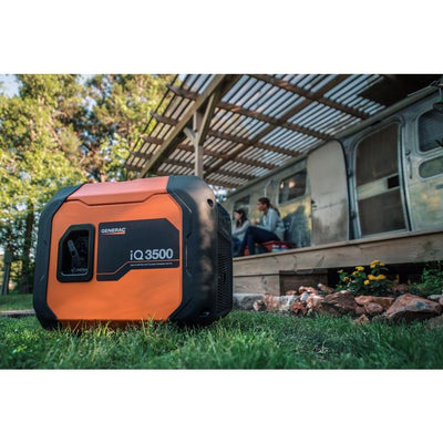 Generac iQ3500 3500-Watt Gasoline Powered Electric Start Portable Inverter Generator with PowerRush Technology 50 State/CSA