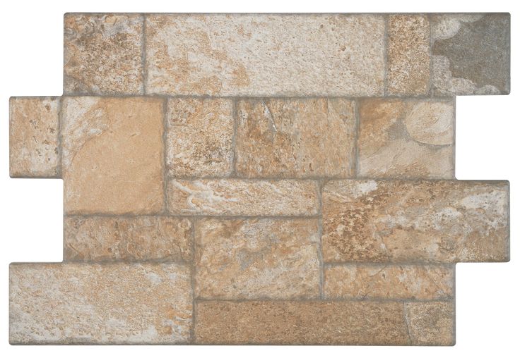 MENAR/MaketurePalette【EleganceSelection】 Style Selections Carmen Brown 16-in x 24-in Glazed Porcelain Floor