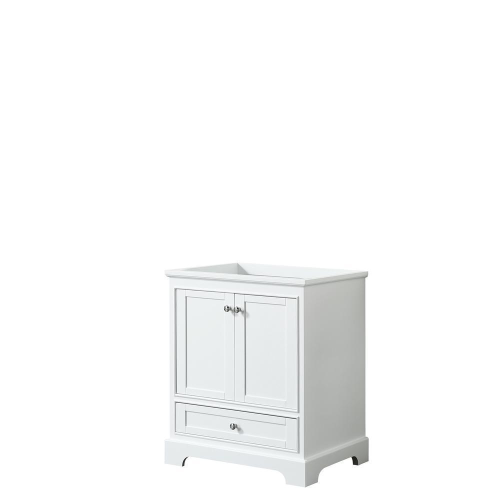 Deborah 79 in. W x 21.625 in. D Vanity Cabinet in White - Super Arbor