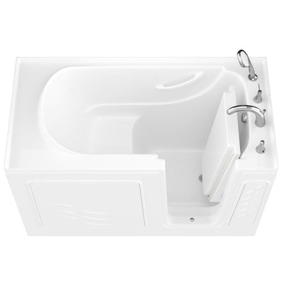 HD Series 30 in. x 60 in. Right Drain Quick Fill Walk-In Soaking Bathtub in White - Super Arbor