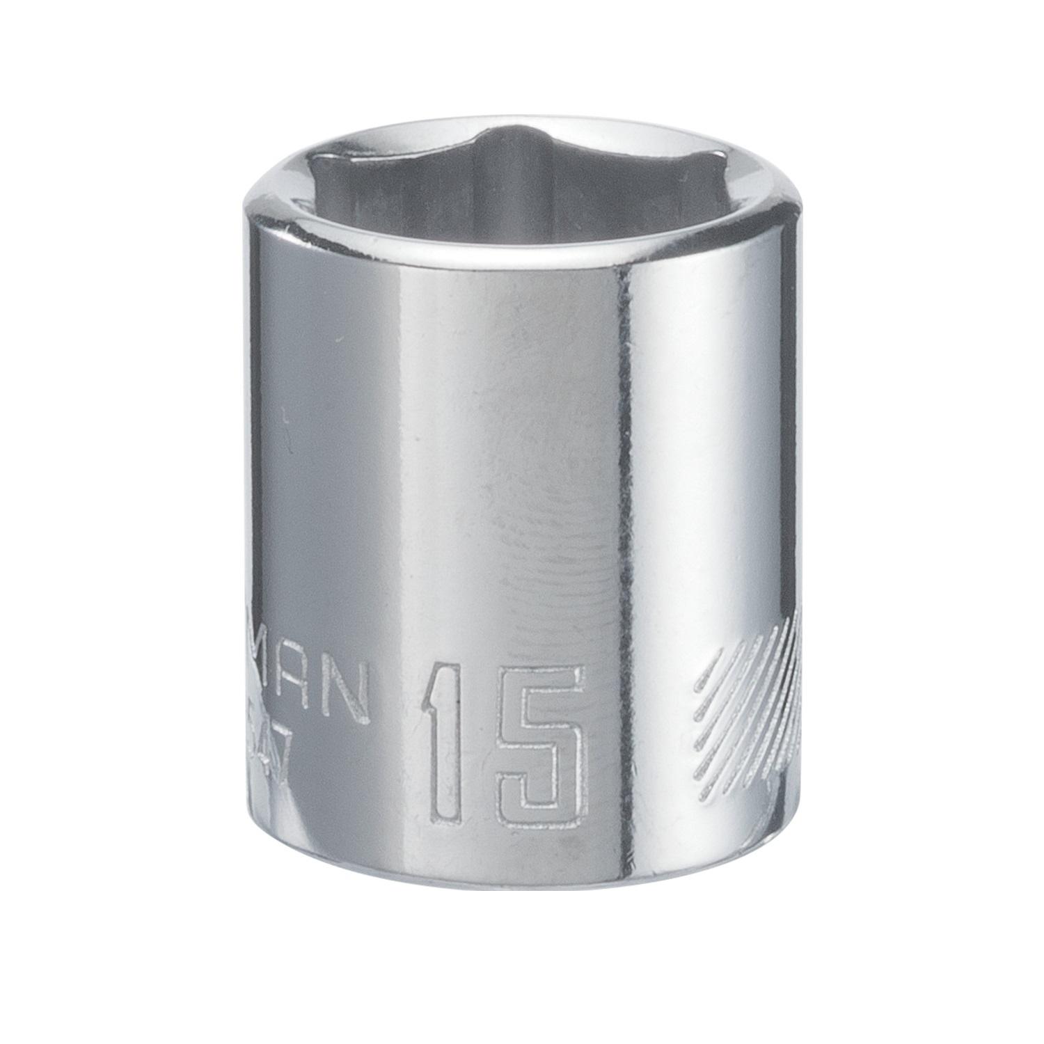 FOCMKEAS 11mm Shallow Socket, 3/8 Inch Drive, 6-Point, Metric, Heat Treated CR-V
