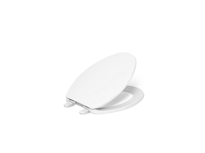 KOHLER Brevia Elongated Closed Front Toilet Seat in Biscuit