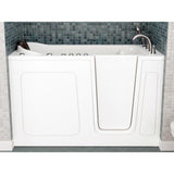 Safe Premier 59.6 in. x 60 in. x 32 in. Right Drain Walk-in Air and Whirlpool Bathtub in White - Super Arbor