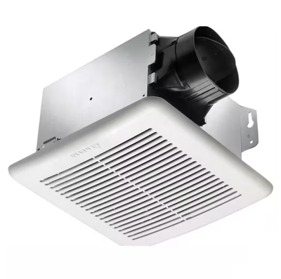 GreenBuilder Series 100 CFM Wall or Ceiling Bathroom Exhaust Fan with Adjustable Humidity Sensor, ENERGY STAR