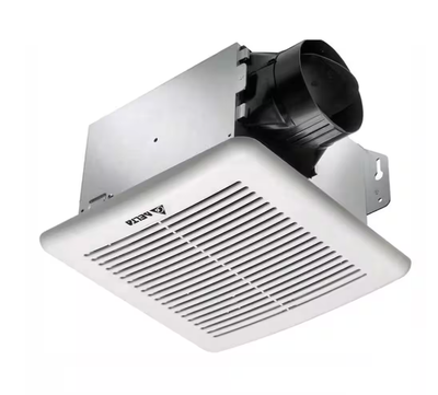 GreenBuilder G2 Series 80 CFM Wall or Ceiling Bathroom Exhaust Fan with Adjustable Humidity Sensor, ENERGY STAR