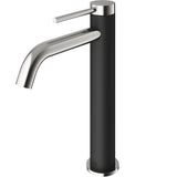 Lexington Single Hole Single-Handle cFiber Vessel Bathroom Faucet in Matte Black