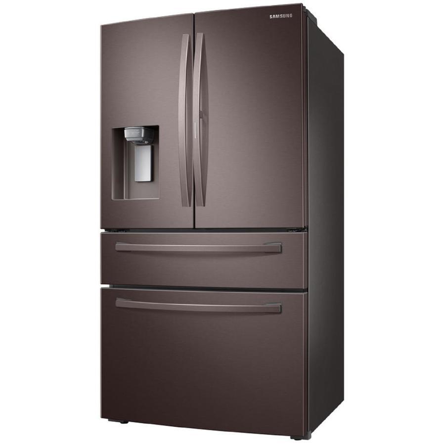 Samsung Food Showcase 28-cu ft 4-Door French Door Refrigerator with Ice Maker and Door within Door (Fingerprint-Resistant Black Stainless Steel) ENERGY STAR - Super Arbor