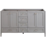 Claxby 48 in. W x 34 in H x 22 in. D Bath Vanity Cabinet Only in Chocolate - Super Arbor