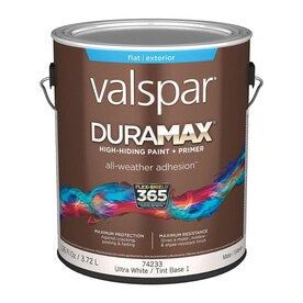Valspar Duramax Base 1 Flat Exterior Tintable Paint (Actual Net Contents: 126-fl oz)