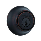 660 Series Satin Nickel Single Cylinder Deadbolt Featuring SmartKey Security with Microban Antimicrobial Technology - Super Arbor