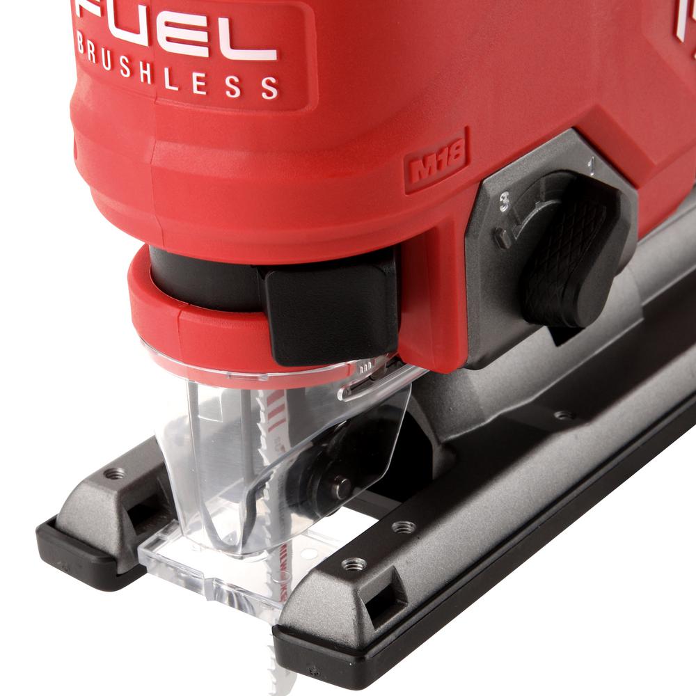 M18 FUEL 18-Volt Lithium-Ion Brushless Cordless Jig Saw Kit With (1) 5.0Ah Battery, Charger and Case