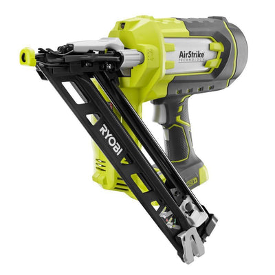 18-Volt ONE+ Lithium-Ion Cordless AirStrike 15-Gauge Angled Finish Nailer (Tool Only) with Sample Nails - Super Arbor