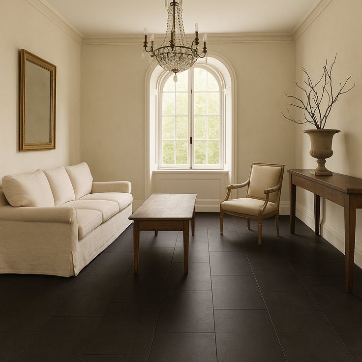 Overlook Slate 22 MIL x 11.9 in. W x 23.8 in. L Click Lock