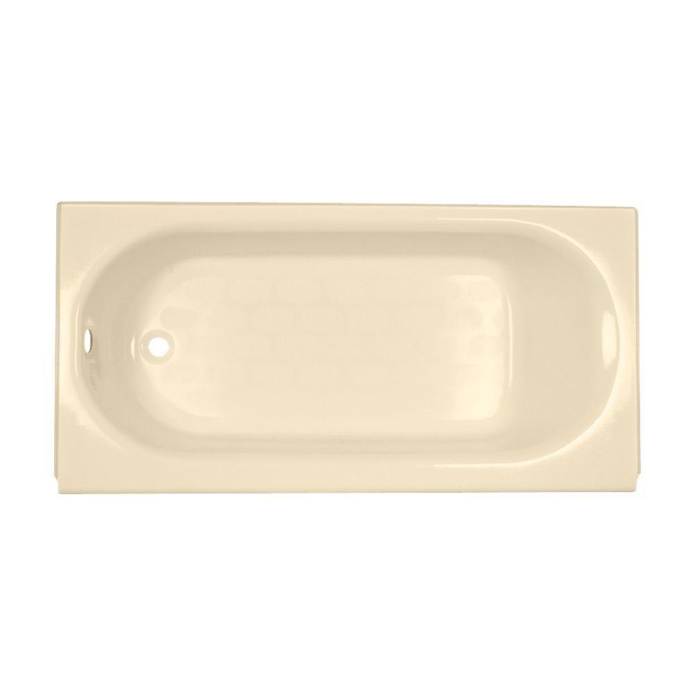 Princeton Luxury Ledge 5 ft. Americast Left-Hand Drain Drop-in Rectangular Bathtub in White - Super Arbor