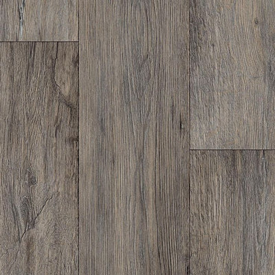 TrafficMASTER Barnwood Oak Grey Residential Vinyl Sheet, Sold by 13.2 ft. Wide x Custom Length