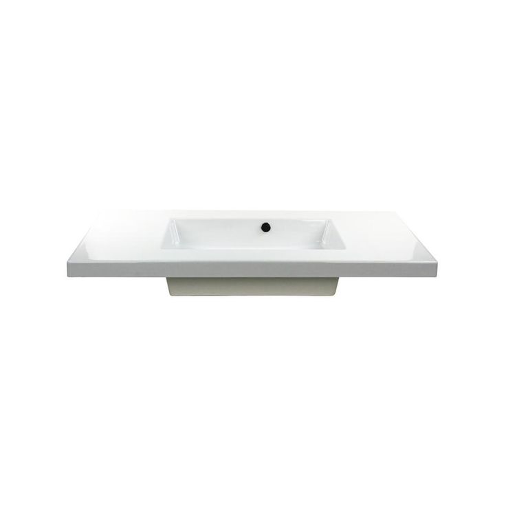 Nameeks Mars Wall Mounted Ceramic Bathroom Sink in White