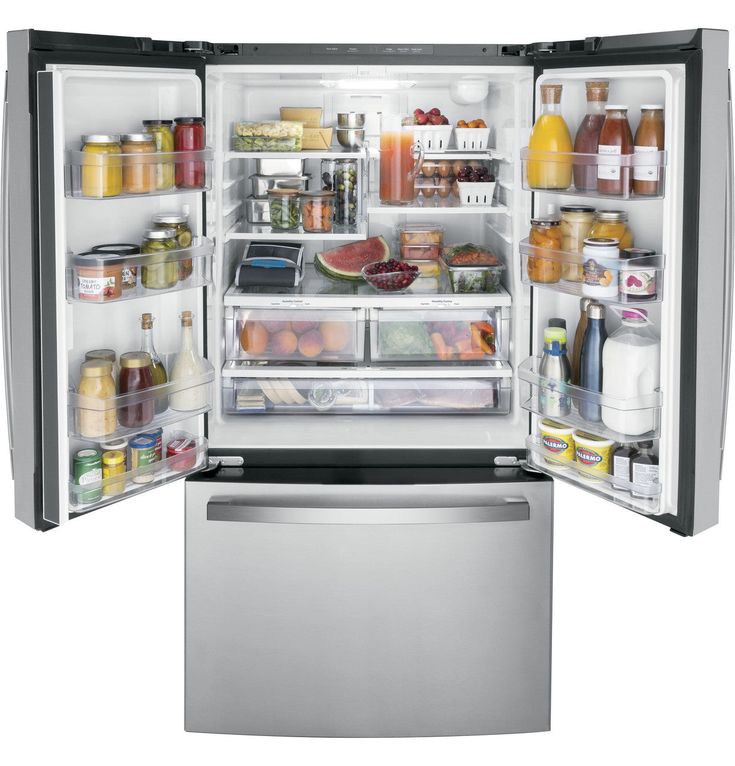 GE 27.0 cu. ft. French Door Refrigerator in Fingerprint Resistant Stainless Steel, ENERGY STAR