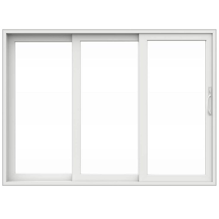 V4500 Multi-Slide 105 in. x 80 in. Left-Hand Low-E White Vinyl 3-Panel Prehung Patio Door