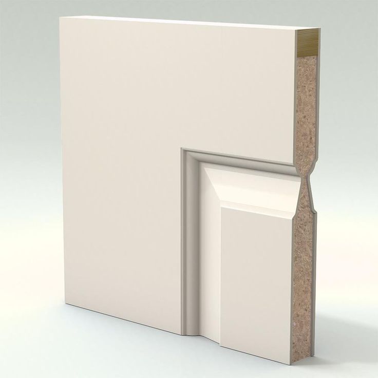ReliaBilt 30-in x 80-in White 2-Panel Square Hollow Core Primed Molded Composite Slab Door