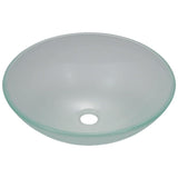 MR Direct Glass Vessel Sink in Frost