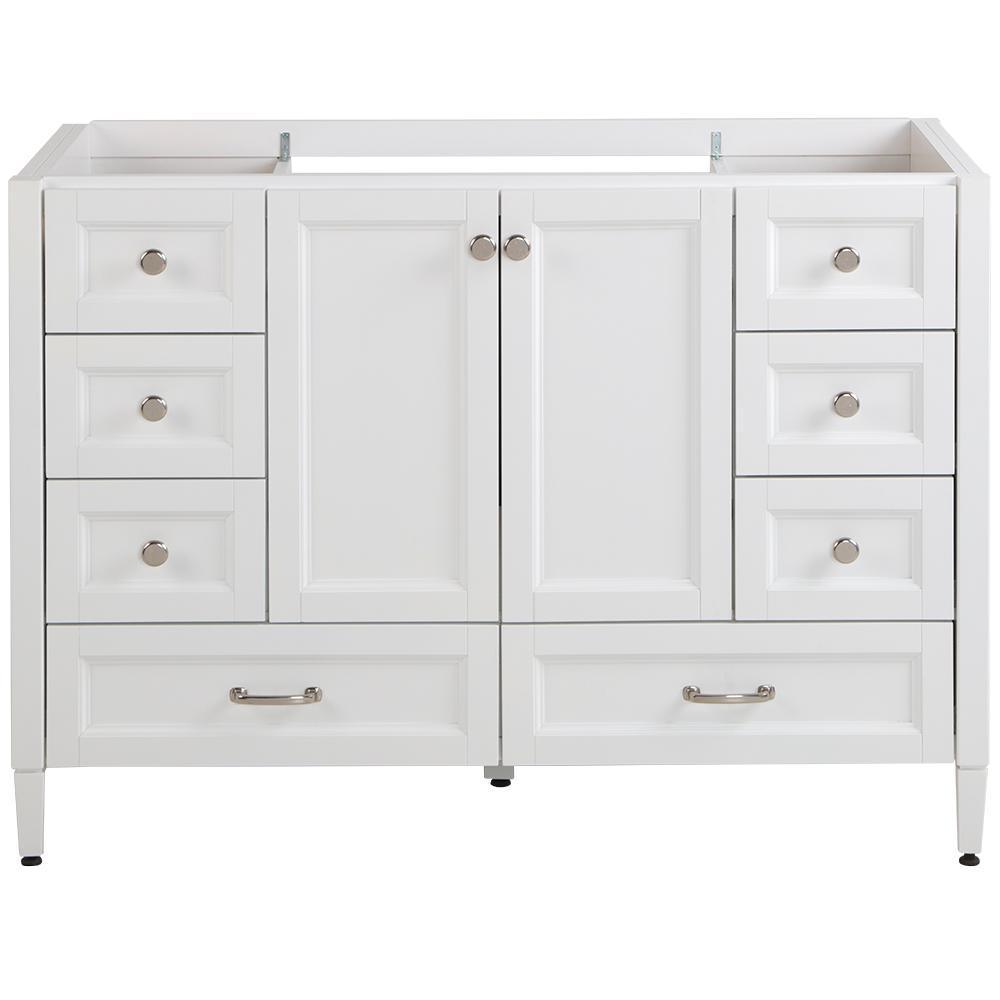 Claxby 48 in. W x 34 in H x 22 in. D Bath Vanity Cabinet Only in Chocolate - Super Arbor