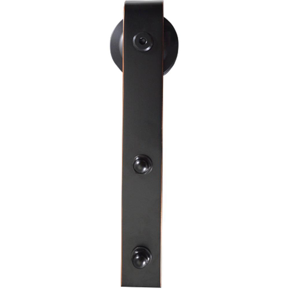 72 in. x 84 in. 15 Lite True Divided Primed MDF Sliding Barn Door with Hardware Kit - Super Arbor