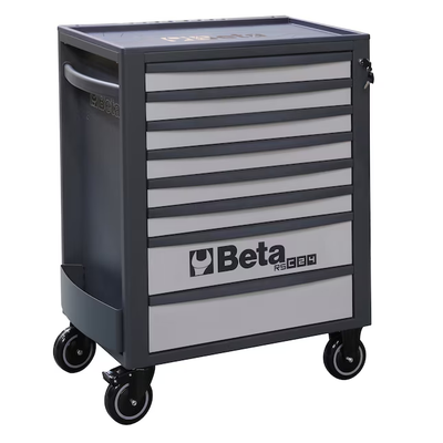 Beta RSC24 29.13-in W x 38.15-in H 8-Drawer Steel Rolling Tool Cabinet (Gray)