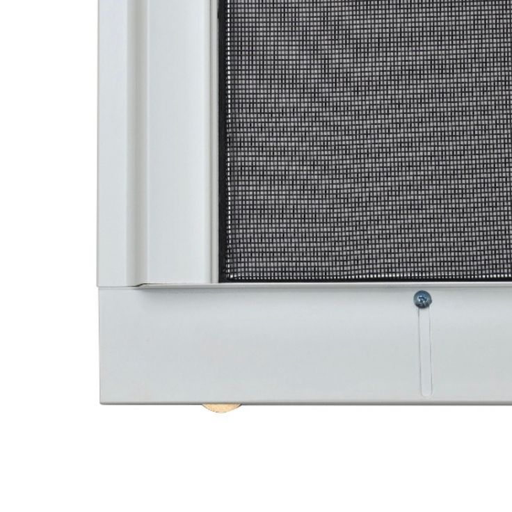 RELIABILT 48-in x 80-in White Aluminum Sliding Patio Screen Door