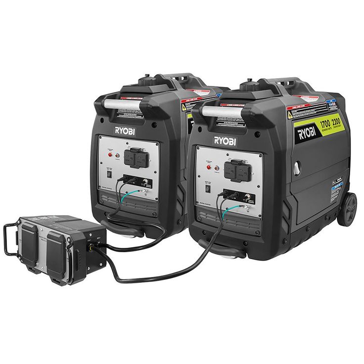 ryobi battery generator Ryobi 2,200-Watt Gray Gasoline Powered Digital Inverter Generator
