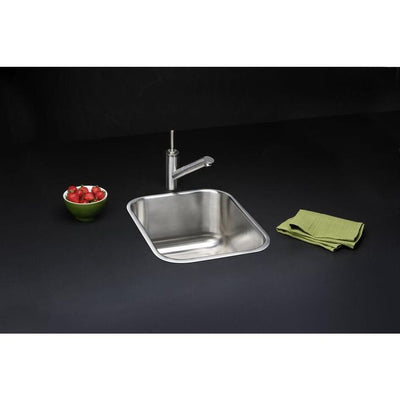 Signature Plus Drop-In/Undermount Stainless Steel 20 in. Single Bowl Kitchen Sink