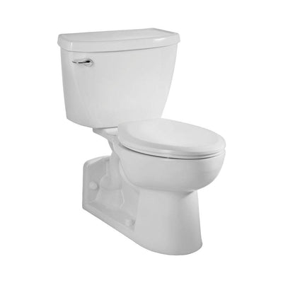 Yorkville FloWise Pressure-Assisted 4 in. Rough-In 2-piece 1.1 GPF Single Flush Elongated Toilet in White - Super Arbor