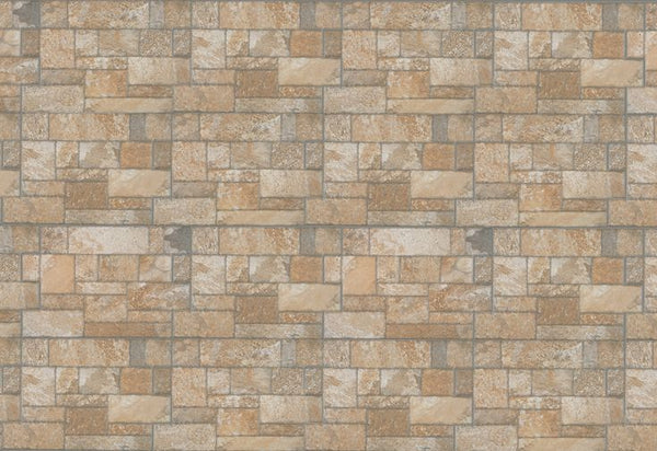 Style Selections Carmen Brown 16-in x 24-in Glazed Porcelain Floor