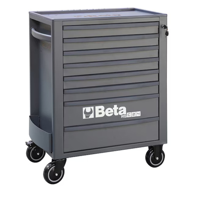 Beta RSC24 29.13-in W x 38.15-in H 8-Drawer Steel Rolling Tool Cabinet (Gray)