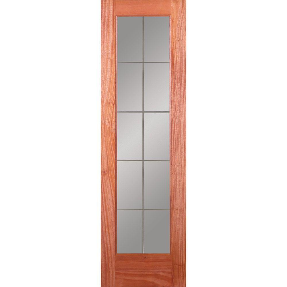 32 in. x 80 in. 15 Lite Illusions Smooth Primed MDF Interior Door Slab - Super Arbor