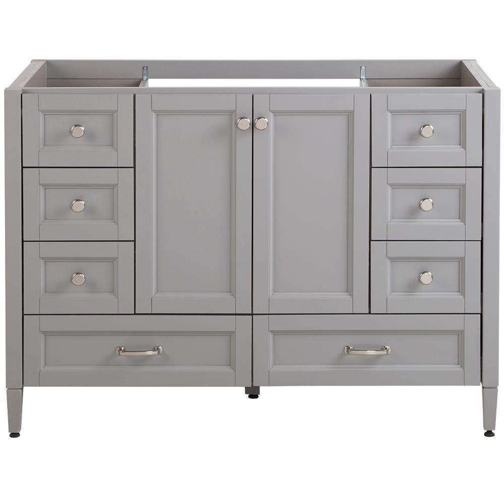 Claxby 48 in. W x 34 in H x 22 in. D Bath Vanity Cabinet Only in Chocolate - Super Arbor