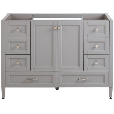 Claxby 48 in. W x 34 in. H x 21 in. D Bath Vanity Cabinet Only in Sterling Gray - Super Arbor