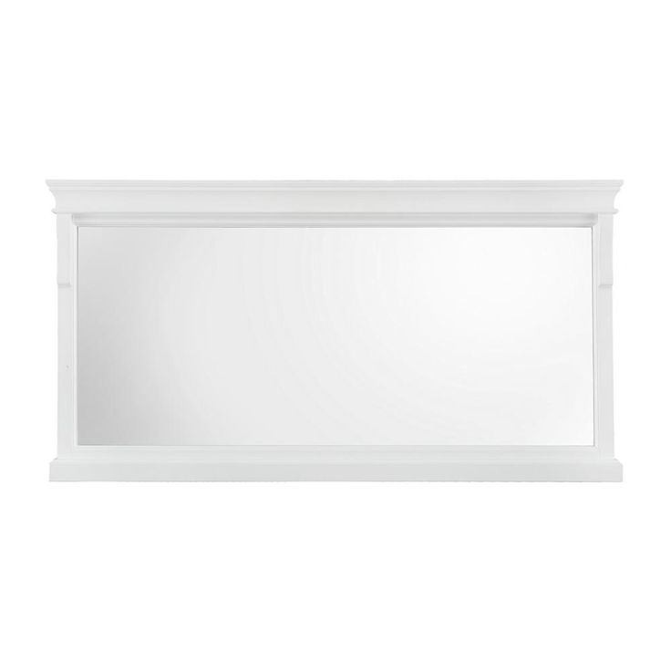 60 in. W x 31 in. H Framed Rectangular  Bathroom Vanity Mirror in Warm Cinammon