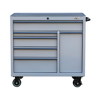 Viper Tool Storage 41-Inch 6-Drawer Steel Rolling Cabinet, Sonic Gray