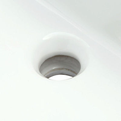 DECOLAV Classically Redefined Rectangular Undermount Bathroom Sink in White