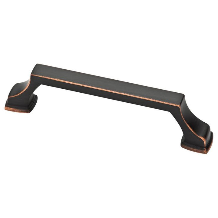 Brightened Opulence 3-3/4 in. (96 mm) Center-to-Center Bronze with Copper Highlights Drawer Pull