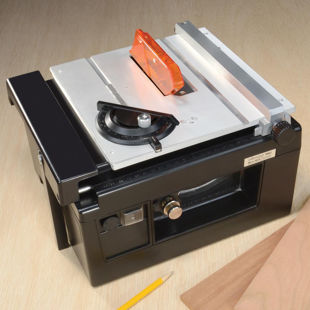 Mini Tilt Arbor Table Saw for Benchtop Hobby Use - Super Arbor