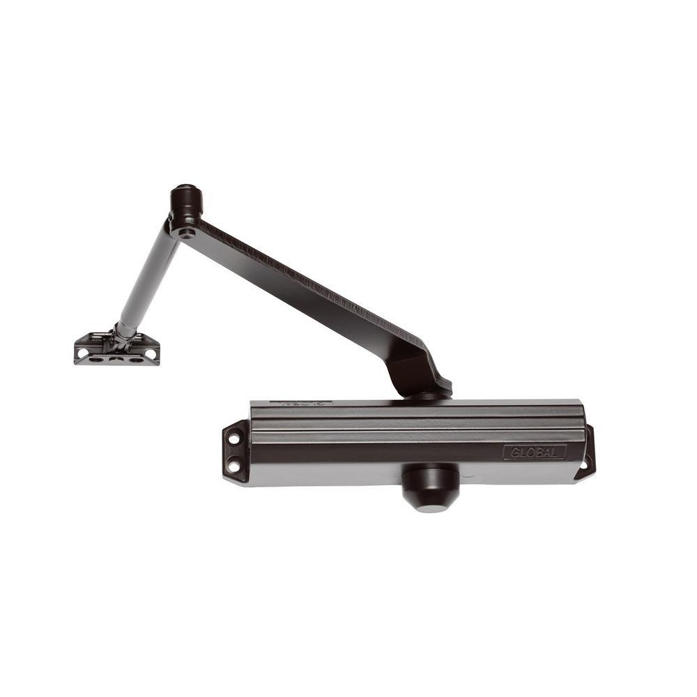 Commercial Door Closer in Duronotic with Adjustable Spring Tension - Sizes 2-5 - Super Arbor