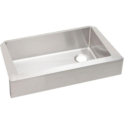 Crosstown Farmhouse/Apron-Front Stainless Steel 31 in. Single Bowl Kitchen Sink