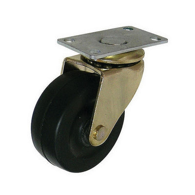 1-31/32 in. Brass and Black Caster with 88.2 lbs. Load Rating - Super Arbor