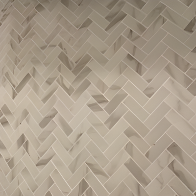 Avante Bianco 12 in. x 15 in. Herringbone Matte Porcelain Floor and Wall Mosaic Tile (4.77 sq. ft. / case)