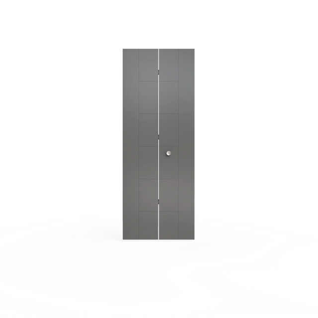 Masonite Berkley 36-in x 80-in Cream N Sugar Flush Prefinished Molded Composite Bifold Door (Hardware Included)